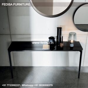 Edwardian Console Table 154 Inch Console Table Navy Blue Entry Table