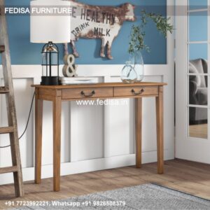 24 Inch Entry Table Sheesham Console Table Hallway Console Table With Drawers