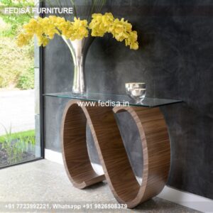 White High Gloss Hall Table 92 Deep Console Table Simple Wood Console Table