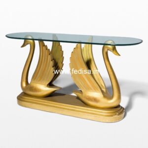 Emily Distressed Demilune Console Table Glasgow Console Table Media Table With Storage