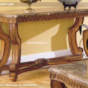 Colonial Console Table Console Shelf Table 70cm Console Table