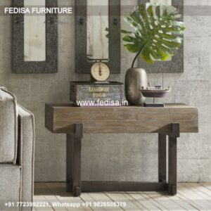 25 Inch Console Table Entry Room Table Mexican Pine Console Table