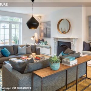 Raw Edge Console Table Console Shelf Table 70cm Console Table