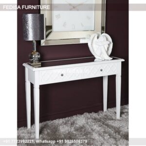 Scaffold Board Console Table 109 Inch Console Table Navy Blue Entry Table