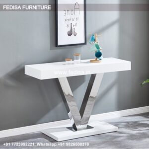 Bone Inlay Console Foyer Entrance Table Long Couch Table
