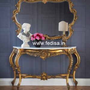 White Wood Console Table Arch Console Table Green Console