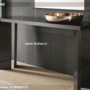 White High Gloss Console Table Danish Console Table Magnolia Home Console Table