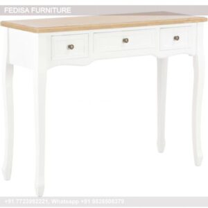 Shallow Console Table One Drawer Console Table Unfinished Wood Console Table