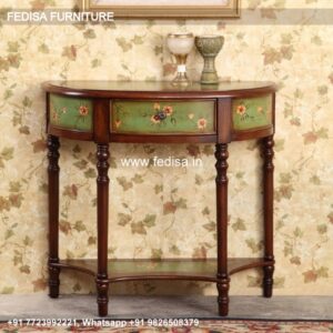 Console Dressing Table One Drawer Console Table Unfinished Wood Console Table