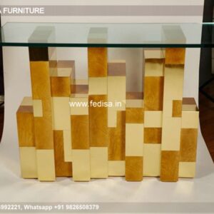 Half Moon Entryway Table Bent Glass Console Table Louis Console Table