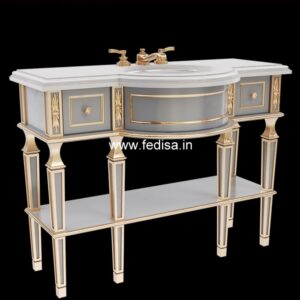Coastal Console Table U Shaped Console Table Console Table With Baskets Underneath