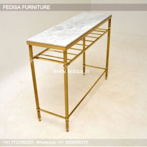 Wood And Metal Console Table Gubi Console White Hall Table With Drawers