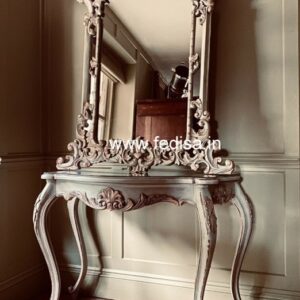 White Console Gubi Console White Hall Table With Drawers