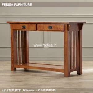 Modern Console Table Half Round Hall Table 60cm Console Table