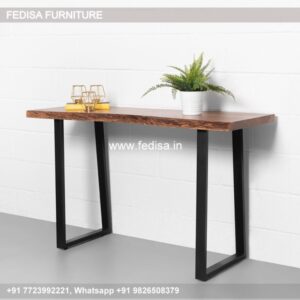 Homecho Console Table Sawhorse Console Table Marble Top Hall Table