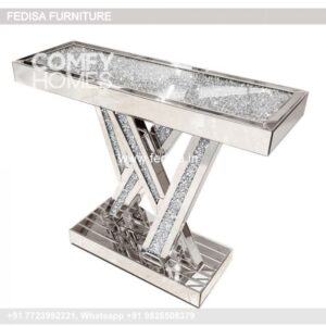 Shell Console Table Smoked Glass Console Table Sofa Table With Seating