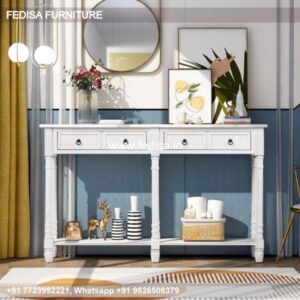 Palmdale Console Table Real Wood Console Table 89 Tier Console Table