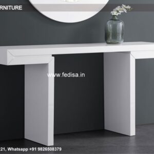 Orla Console Table Sawhorse Console Table Marble Top Hall Table