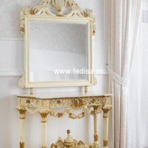 Wood Entrance Table Led Console Table Apothecary Console Table