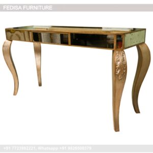 White Marble Console Solid Wood Console Country Console Table