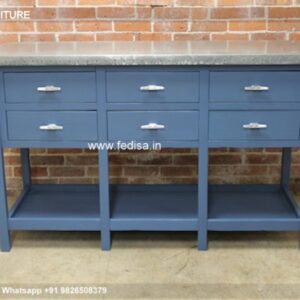 Wrought Iron Console Sawhorse Console Table Marble Top Hall Table