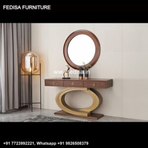 Long Low Console Table Mahogany Hall Table Half Moon Glass Table