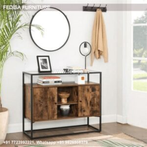 Contemporary Hall Table Led Console Table Apothecary Console Table