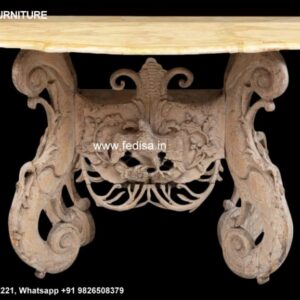 Antique Pine Console Table Sawhorse Console Table Marble Top Hall Table