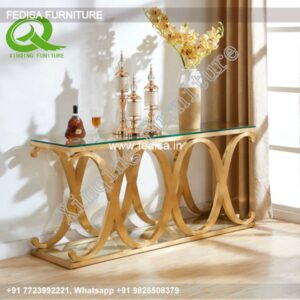 Voorhees Console Table Solid Wood Console Country Console Table