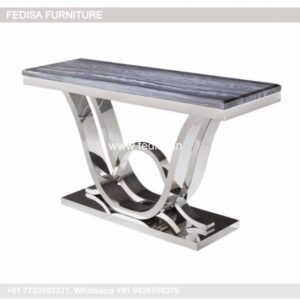 Wood And Metal Entry Table Tempered Glass Console Table Sofa Table Near Me