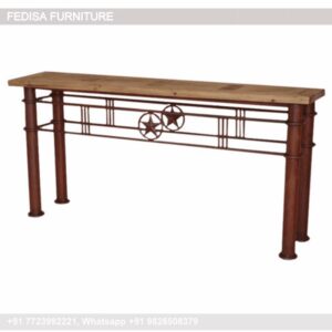 Thin White Console Table Solid Wood Console Country Console Table