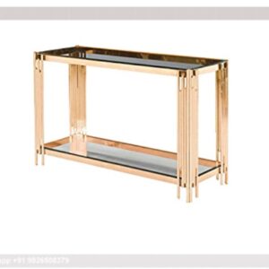 Queen Anne Sofa Table Wood Half Moon Console Table 53 Inch Console Table