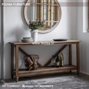 Beam Console Table Real Wood Console Table 44 Tier Console Table