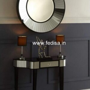 Mission Sofa Table Wood Half Moon Console Table 50 Inch Console Table