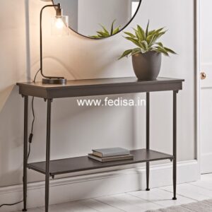 Small Metal Console Table Sawhorse Console Table Marble Top Hall Table