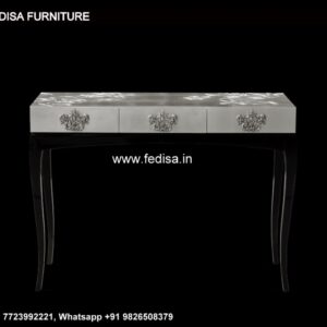 Laura James Console Table Wood Half Moon Console Table 48 Inch Console Table