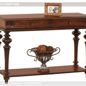 Espresso Sofa Table Console Desk With Drawers Small Marble Console Table