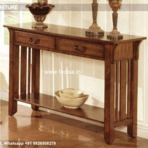 Long Thin Console Table Solid Wood Console Country Console Table
