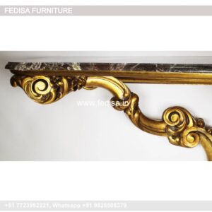 36 High Console Table Mahogany Hall Table Half Moon Glass Table