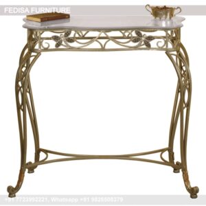 Modern Wood Console Table Mahogany Hall Table Half Moon Glass Table