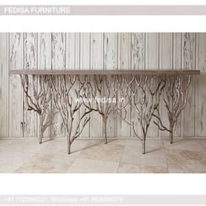 Wooden Hallway Table Smoked Glass Console Table Sofa Table With Seating