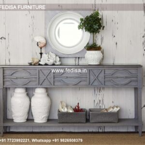 Crushed Diamond Console Table Sawhorse Console Table Marble Top Hall Table