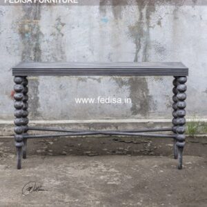 Wood Console Bombay Console Table Raffia Console