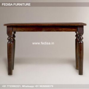 Dark Wood Console Table Expandable Console Dining Table Modern Entrance Table