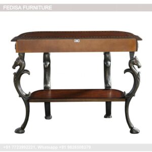 Glass Console Glass Console Table With Storage Antique Gold Console Table