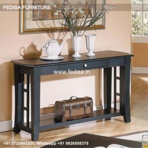 Console Table With Stools Real Wood Console Table 3 Tier Console Table