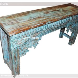 Realyn Console Table Tv Table Unit Raw Wood Console Table