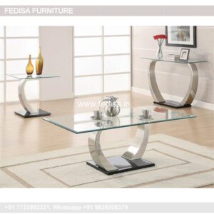 Nickel Console Table Foldable Sofa Table Pin Leg Console Table
