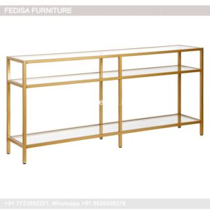 Console Table With Baskets And Drawers Tv Table Unit Raw Wood Console Table