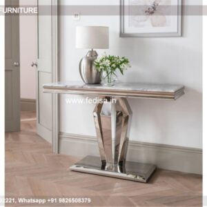 Emerald Green Console Table Foldable Sofa Table Pin Leg Console Table